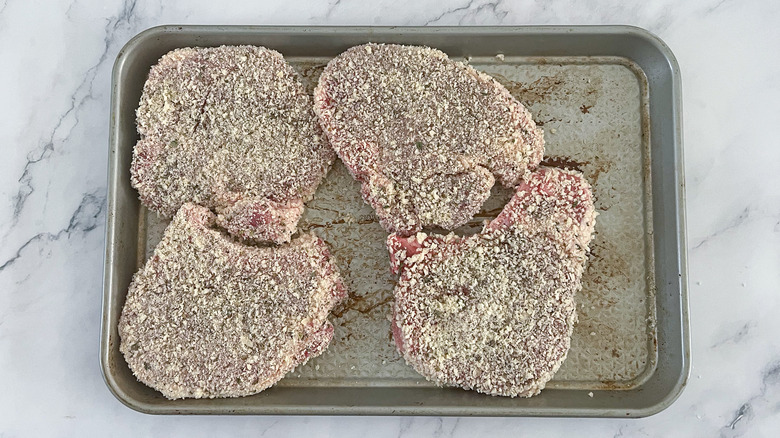 breaded pork cutlets