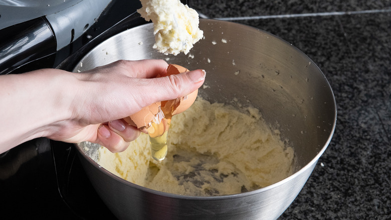 passionfruit cake batter in bowl 