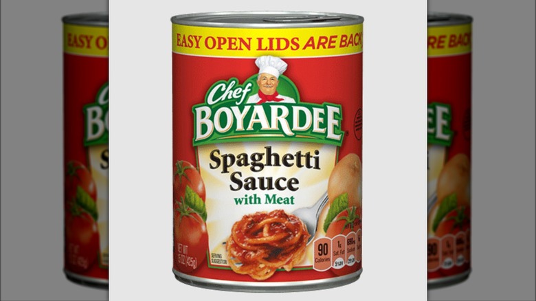 Chef Boyardee spaghetti sauce