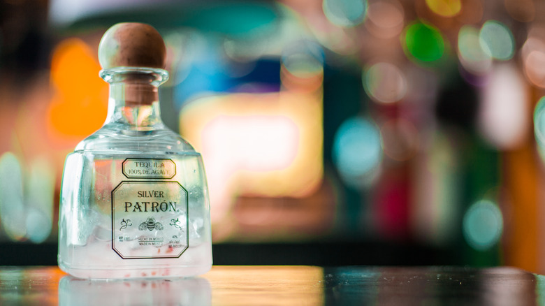 Patron tequila bottle