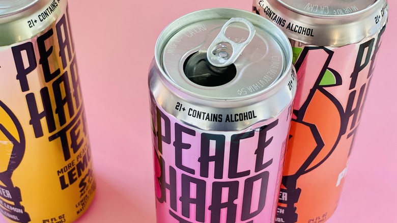 Peace Hard Tea cans