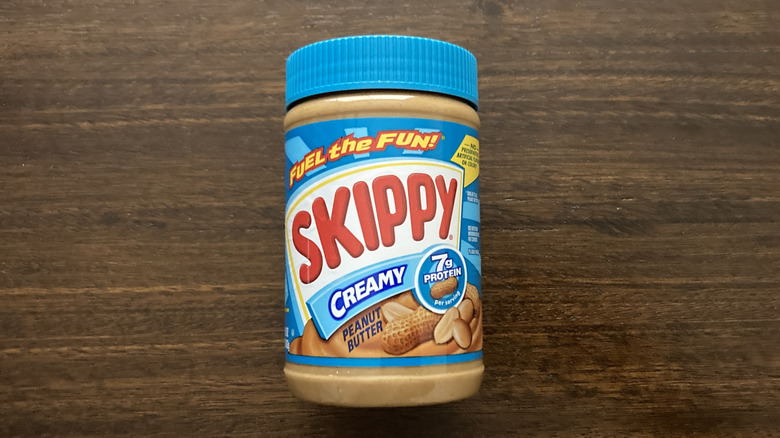 jar of Skippy peanut butter