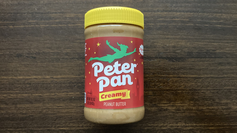 jar of Peter Pan peanut butter