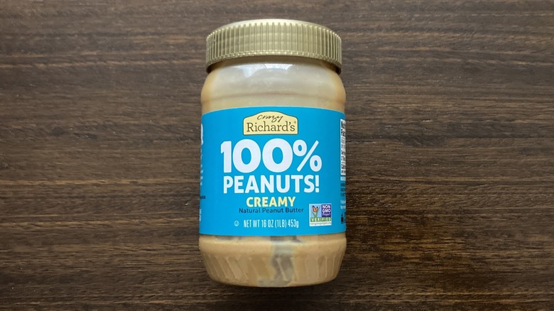 jar of Crazy Richard's peanut butter