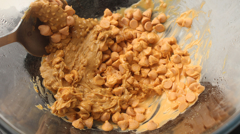 peanut butter and butterscotch chips 