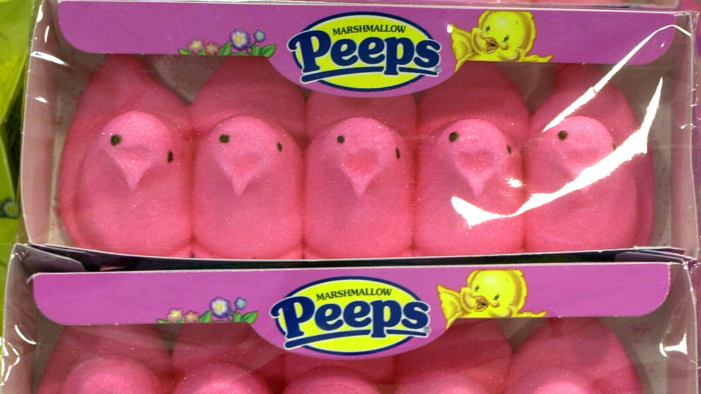 Peeps chicks in packaging