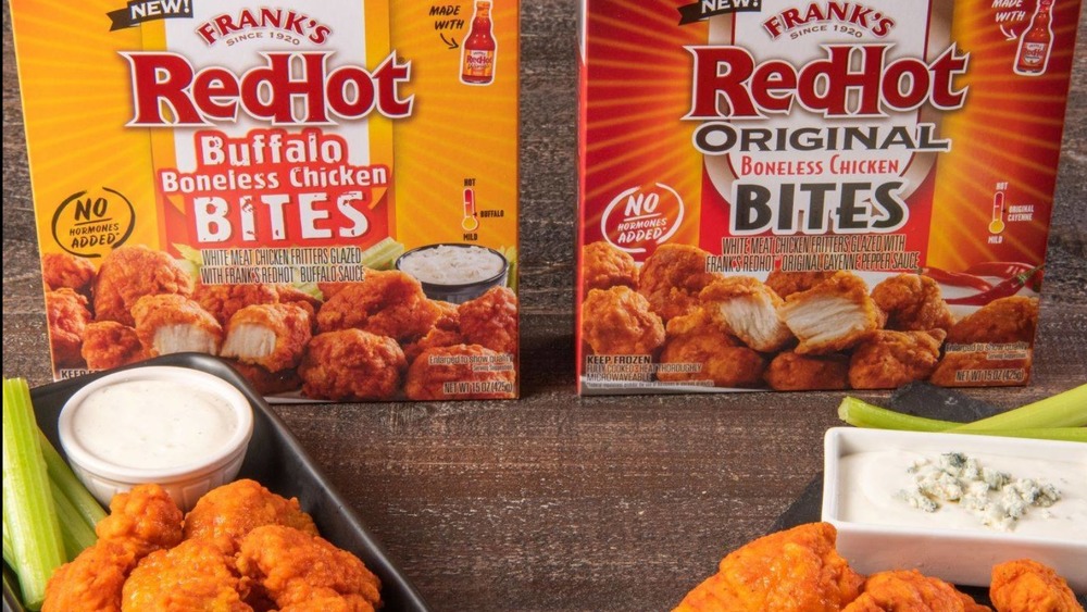 Frank's RedHot chicken bites flavors