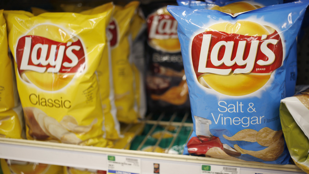 Lays chips at the grocery store