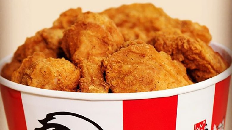 kfc chicken bucket