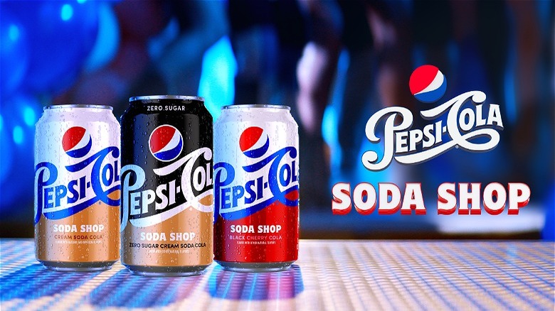 Pepsi-Cola Soda Shop varieties