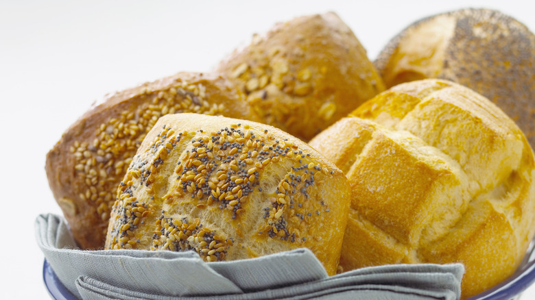 assorted selection of bread rolls