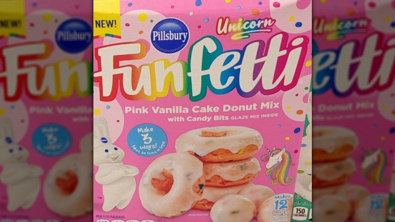 Funfetti Pink Vanilla Cake Donut Mix