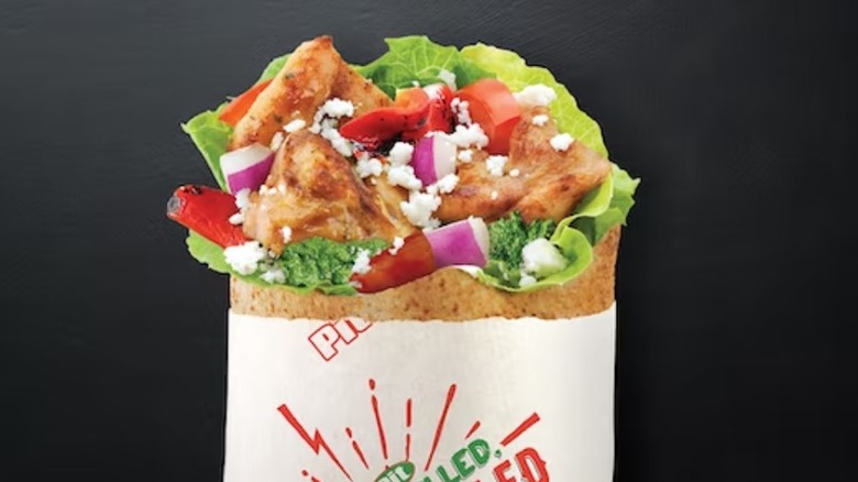 Pita Pit Chicken Pesto Pita