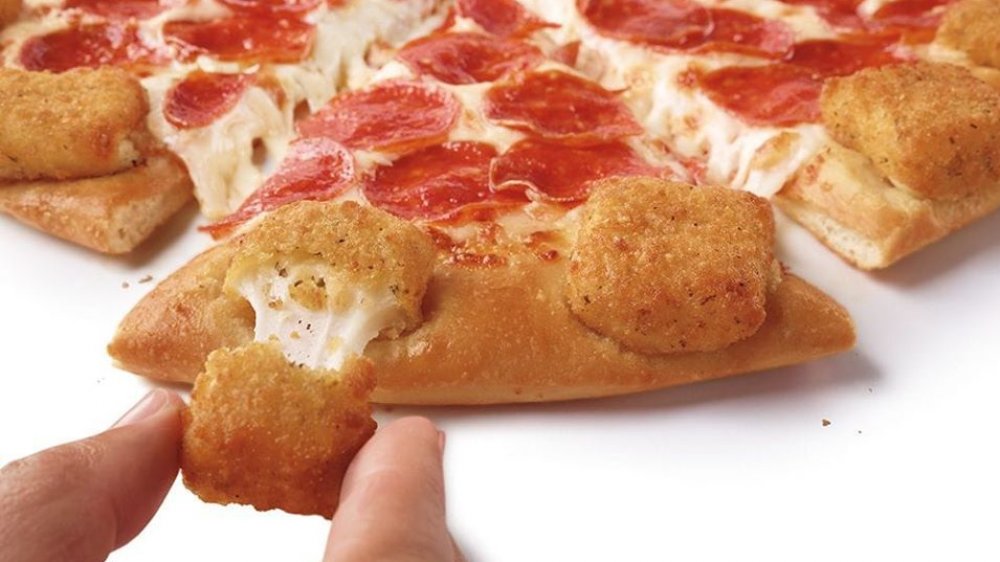 Pizza Hut Mozzarella Poppers Pizza 