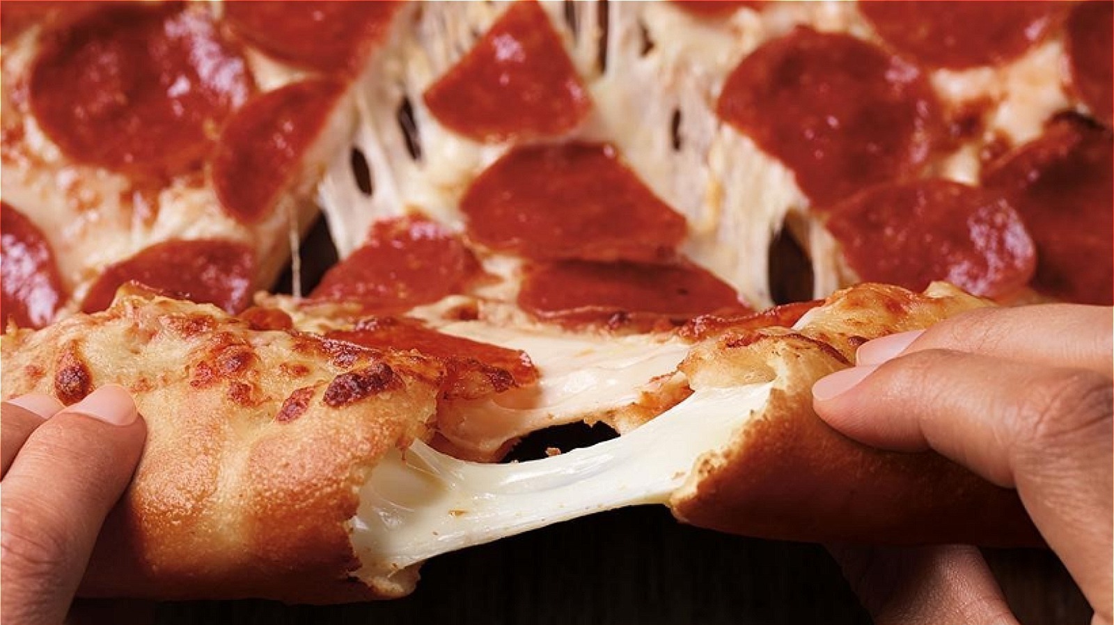 pizza hut pepperoni pizza slice