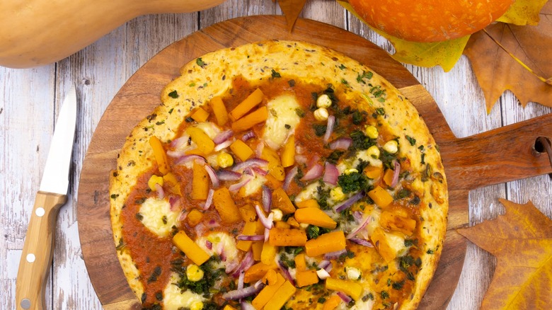 pizza with pumpkin spice