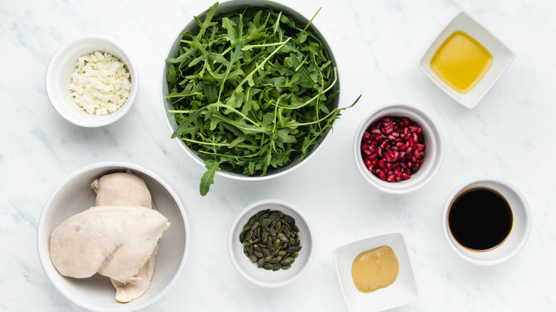 Pomegranate chicken salad ingredients