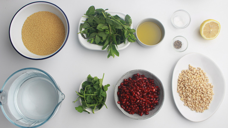 pomegranate couscous salad ingredients