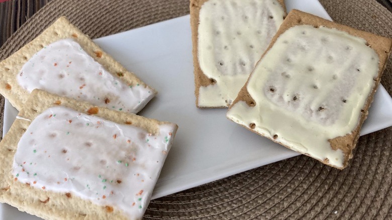 Pop-Tarts on platter