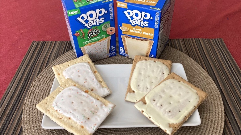 Pop-Tarts on tray