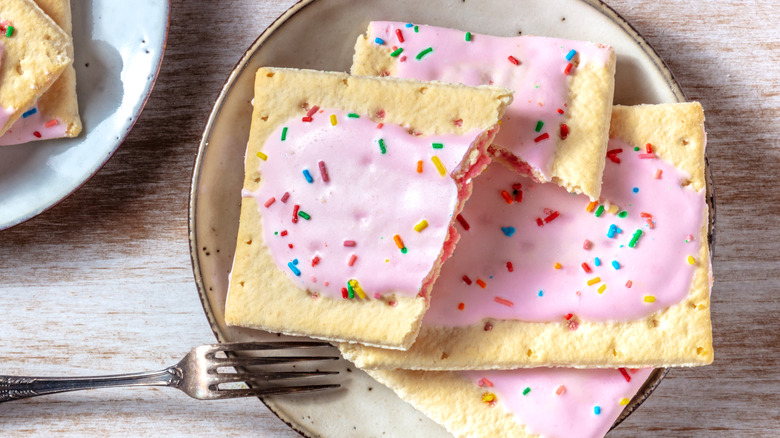 Plate of Strawberry Pop-Tarts