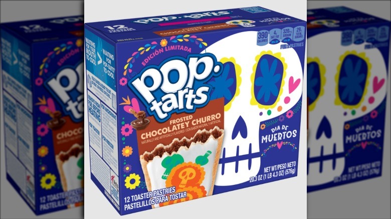 Churro Pop-Tarts with skull design