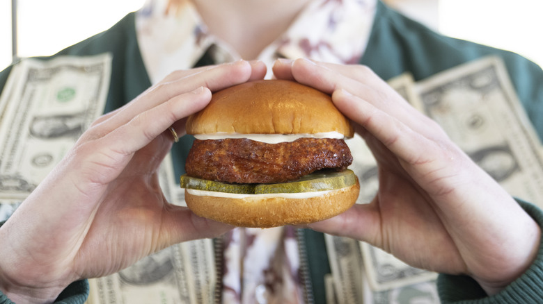 Popeyes Blackened Chicken Sandwich