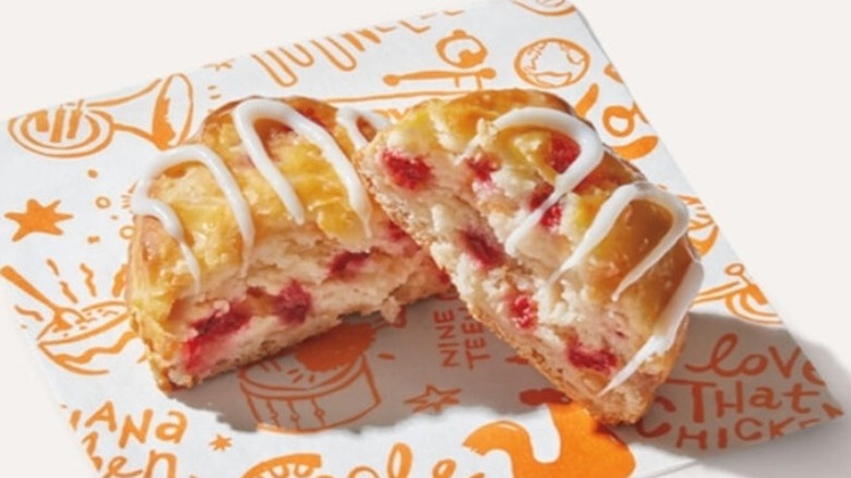 Popeyes Strawberry Biscuit