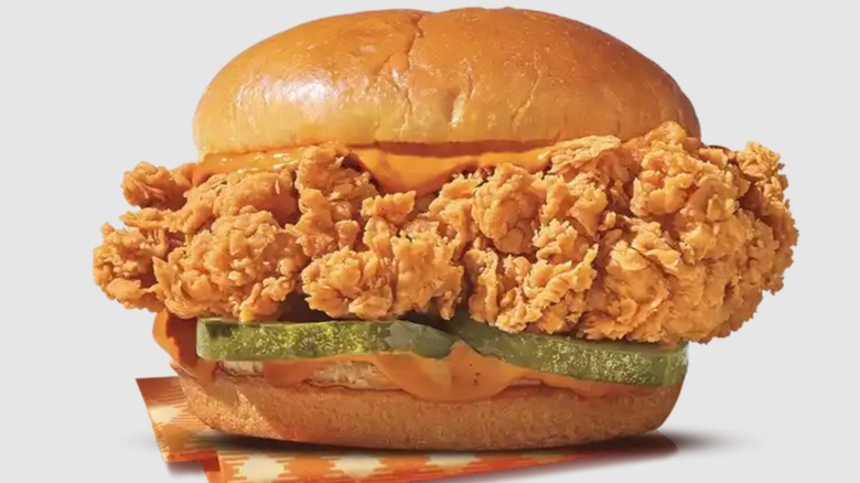 Popeyes Buffalo Ranch sandwich