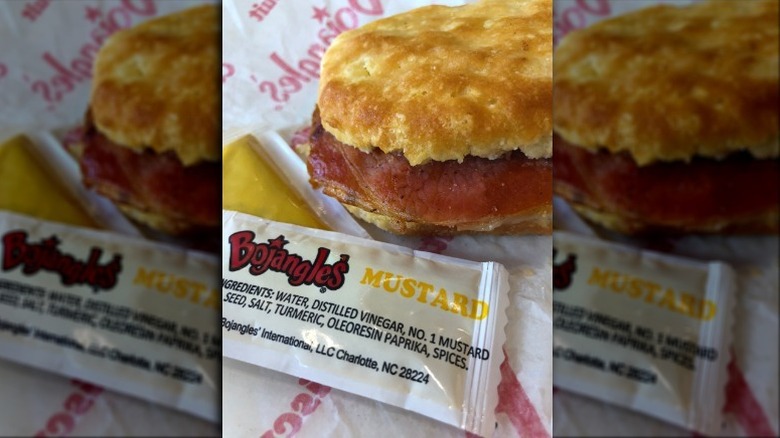 Bojangles' ham biscuit