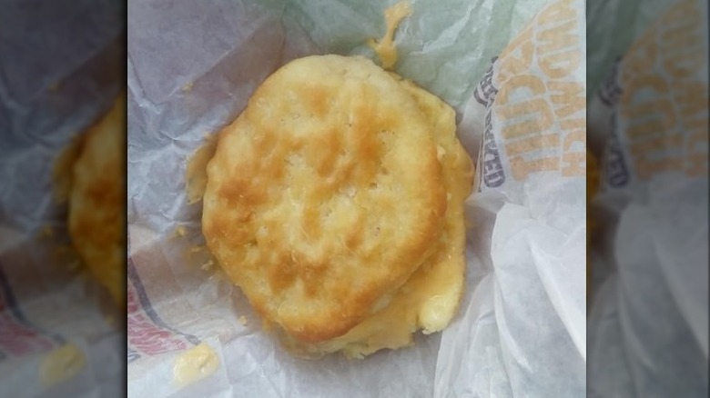 Bojangles' Egg and cheese biscuit