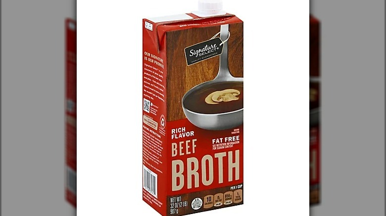 Signature Select beef broth