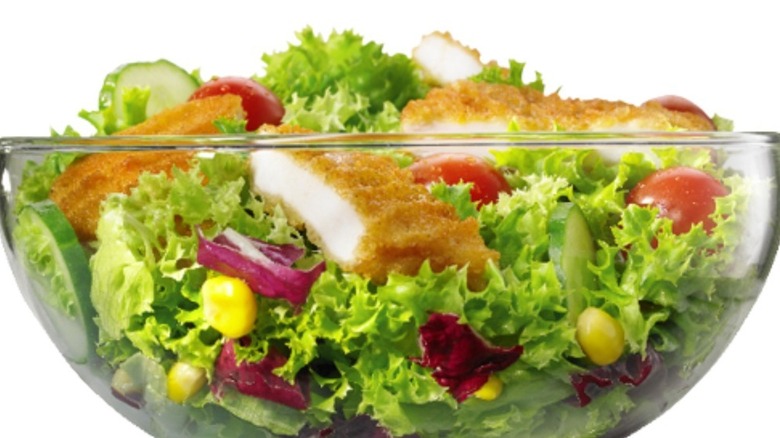 Burger King Crispy Chicken Garden Salad