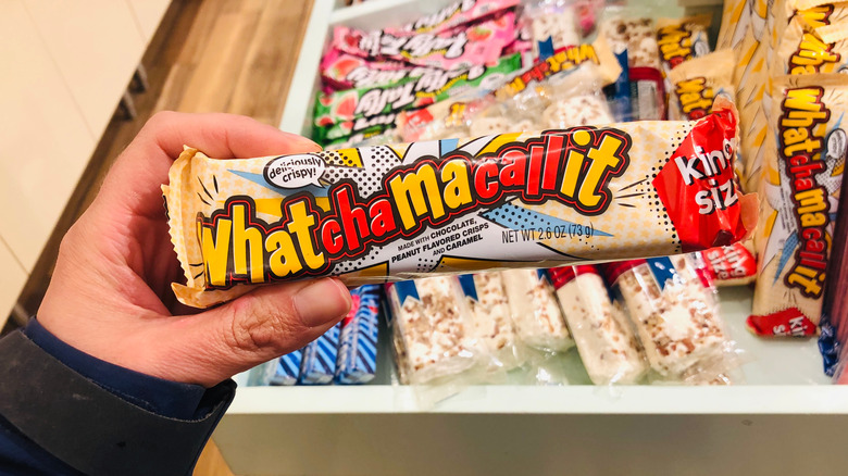 Whatchamacallit chocolate candy bar