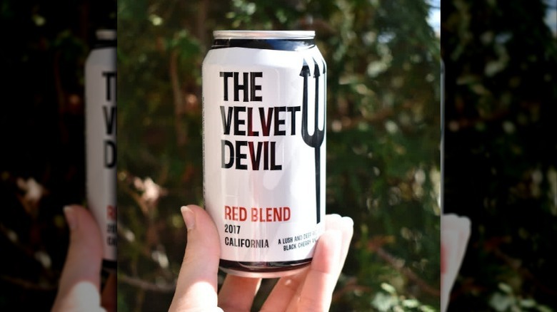 Can of Velvet Devil Wine