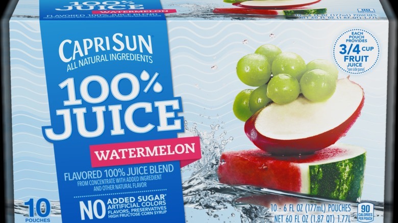 A box of Watermelon Capri Sun