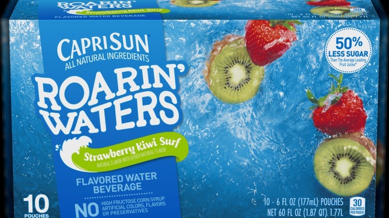 A box of Strawberry Kiwi Surf Capri Sun