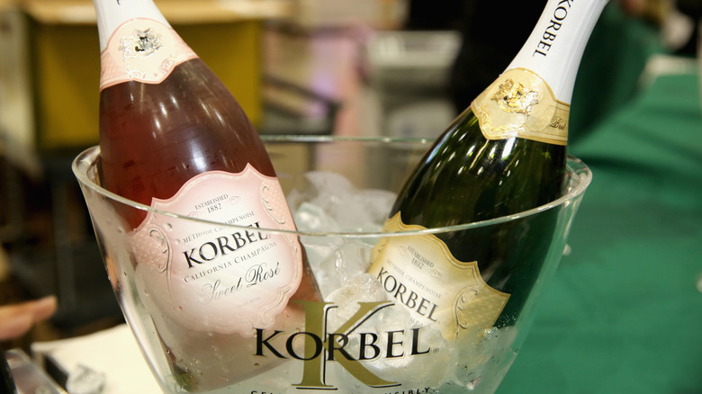 Korbel champagne