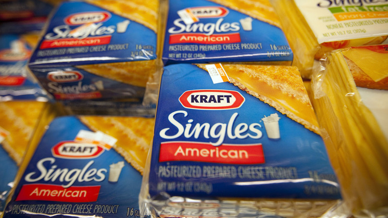 packages of kraft american singles