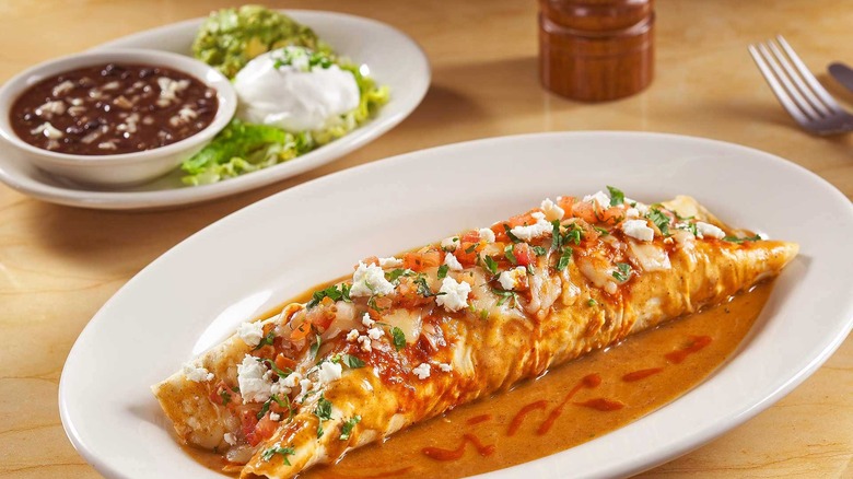 Cheesecake Factory's Factory Burrito Grande.