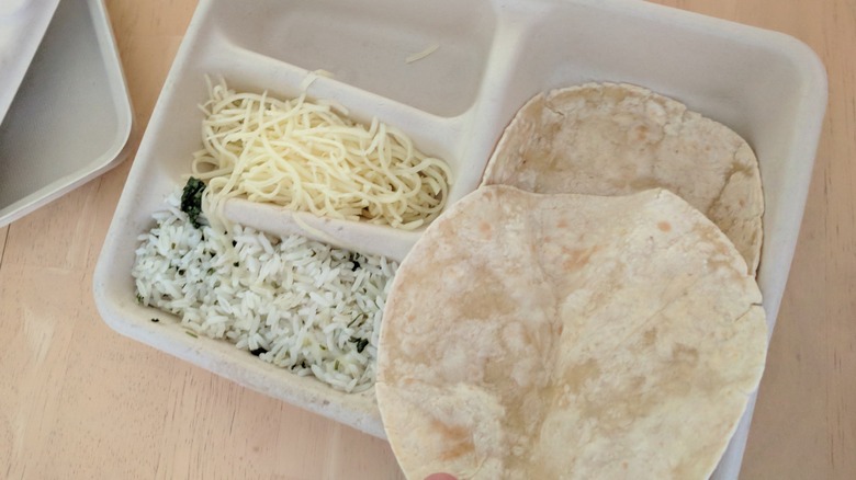 Chipotle cheese quesadilla kid's meal