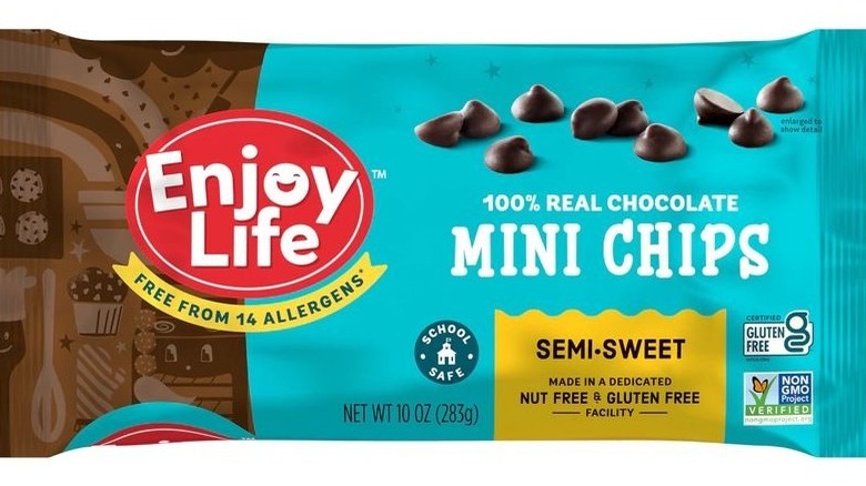 Bag of Enjoy Life mini chocolate chips