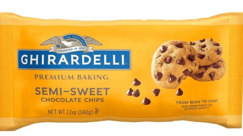 Ghirardelli chocolate chip bag