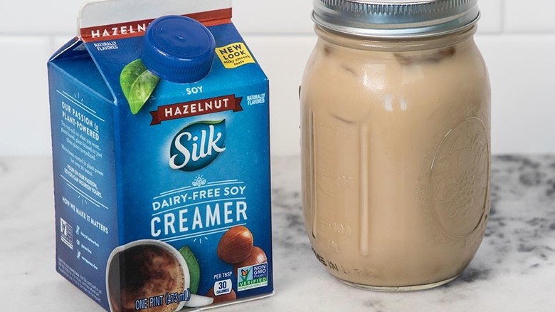 Silk coffee creamer