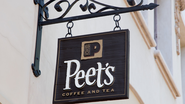 Peet's Coffee sign