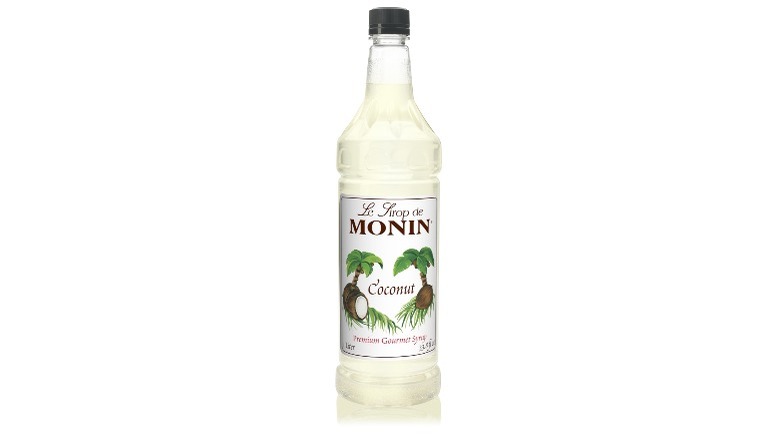 Monin coconut syrup