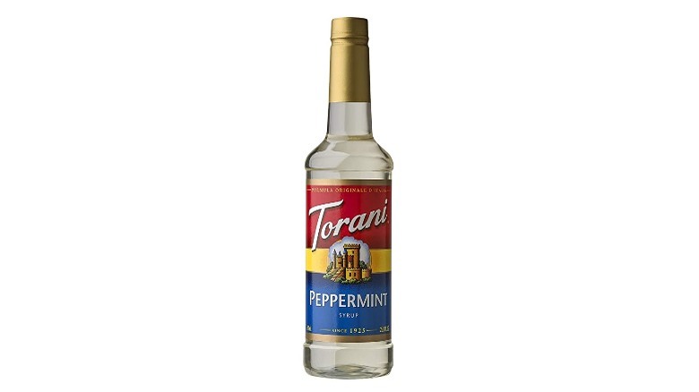 Torani peppermint syrup