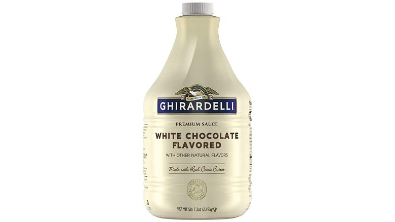 Ghirardelli white chocolate syrup