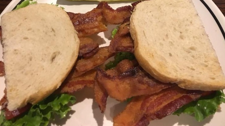 BBLT sandwich at Corner Bakery Cafe