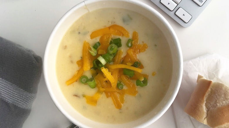 Loaded baked potato soup 